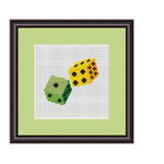 Dices Cross Stitch Scheme.