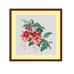 Fuchsia Brunch Cross Stitch Pattern