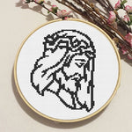 Instant Download  Jesus Christ Cross Stitch Pattern