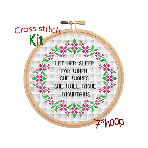 Very Uninterested In That Option Cross Stitch Kit. Schitt's Creek