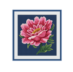 Peony Cross Stitch Pattern. 