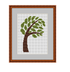 Instant Download. The Tree Cross Stitch Pattern. Cross Stitch PDF Pattern.