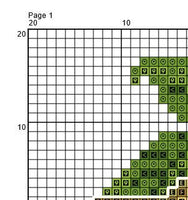 Pears Cross Stitch Pattern. Kitchen Decor PDF Pattern.